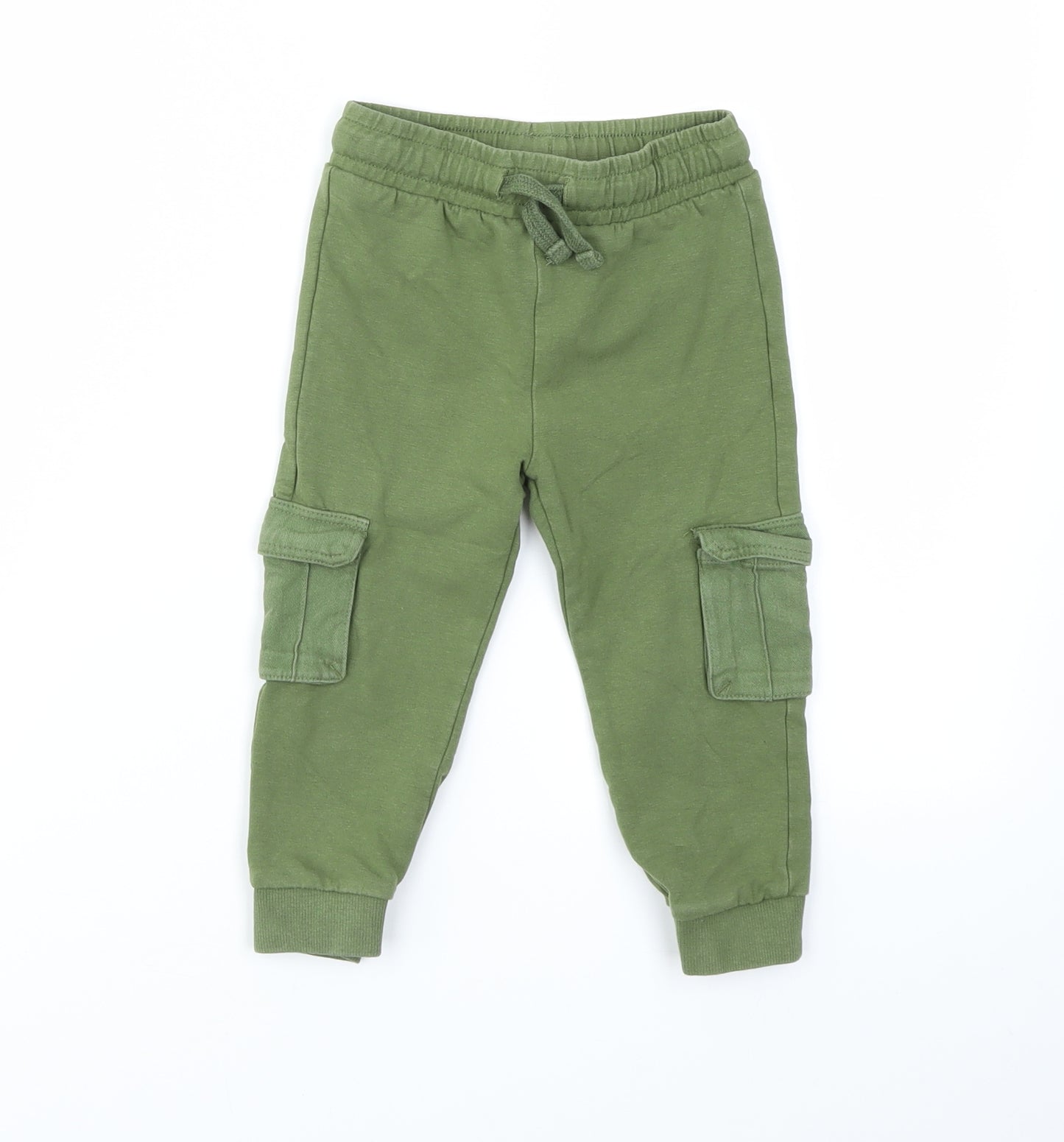 SO CUTE  Boys Green   Capri Trousers Size 18-24 Months