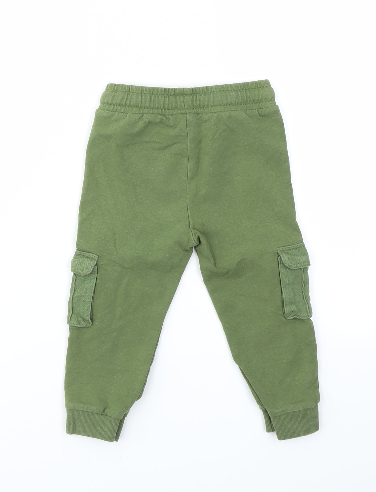 SO CUTE  Boys Green   Capri Trousers Size 18-24 Months