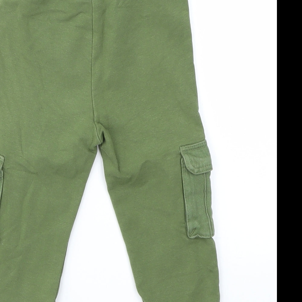 SO CUTE  Boys Green   Capri Trousers Size 18-24 Months