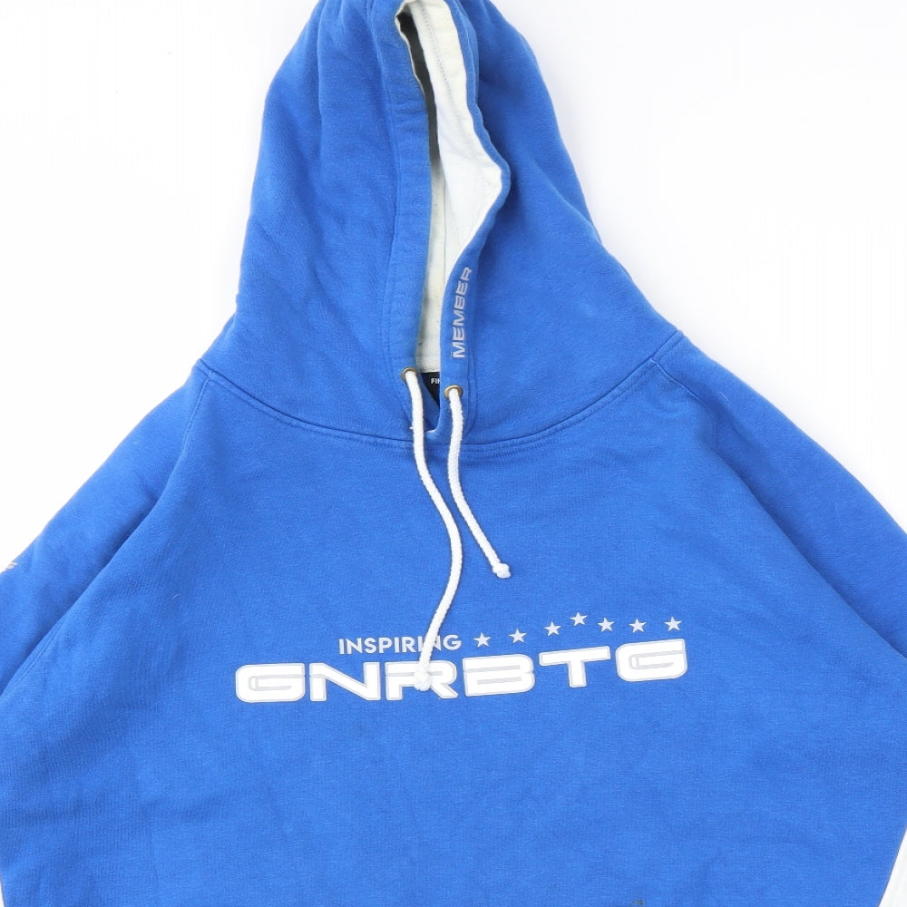 Finden Hales Mens Blue   Pullover Hoodie Size XL
