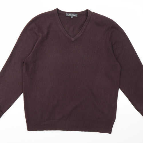 M&S Womens Purple   Pullover Jumper Size L