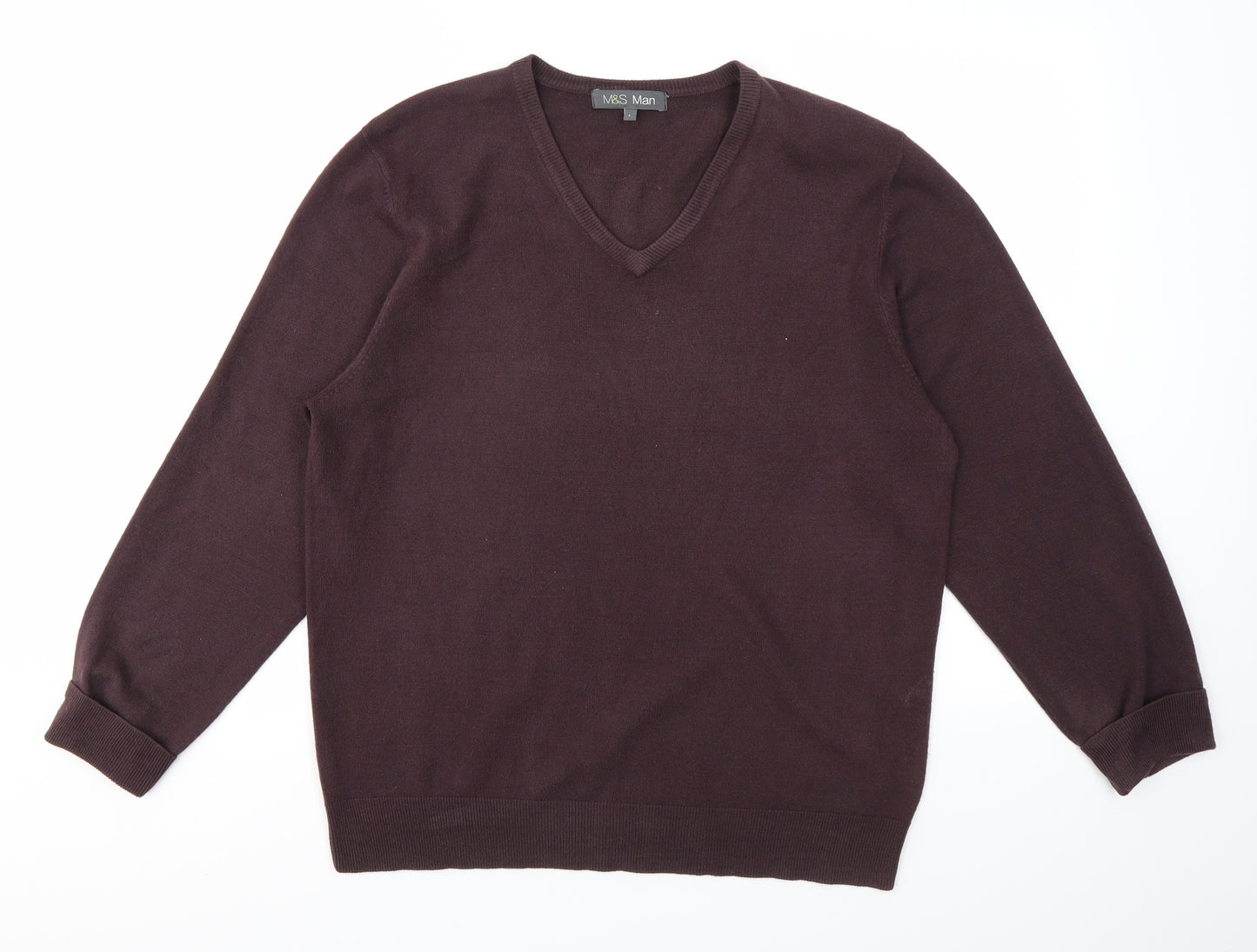 M&S Womens Purple   Pullover Jumper Size L