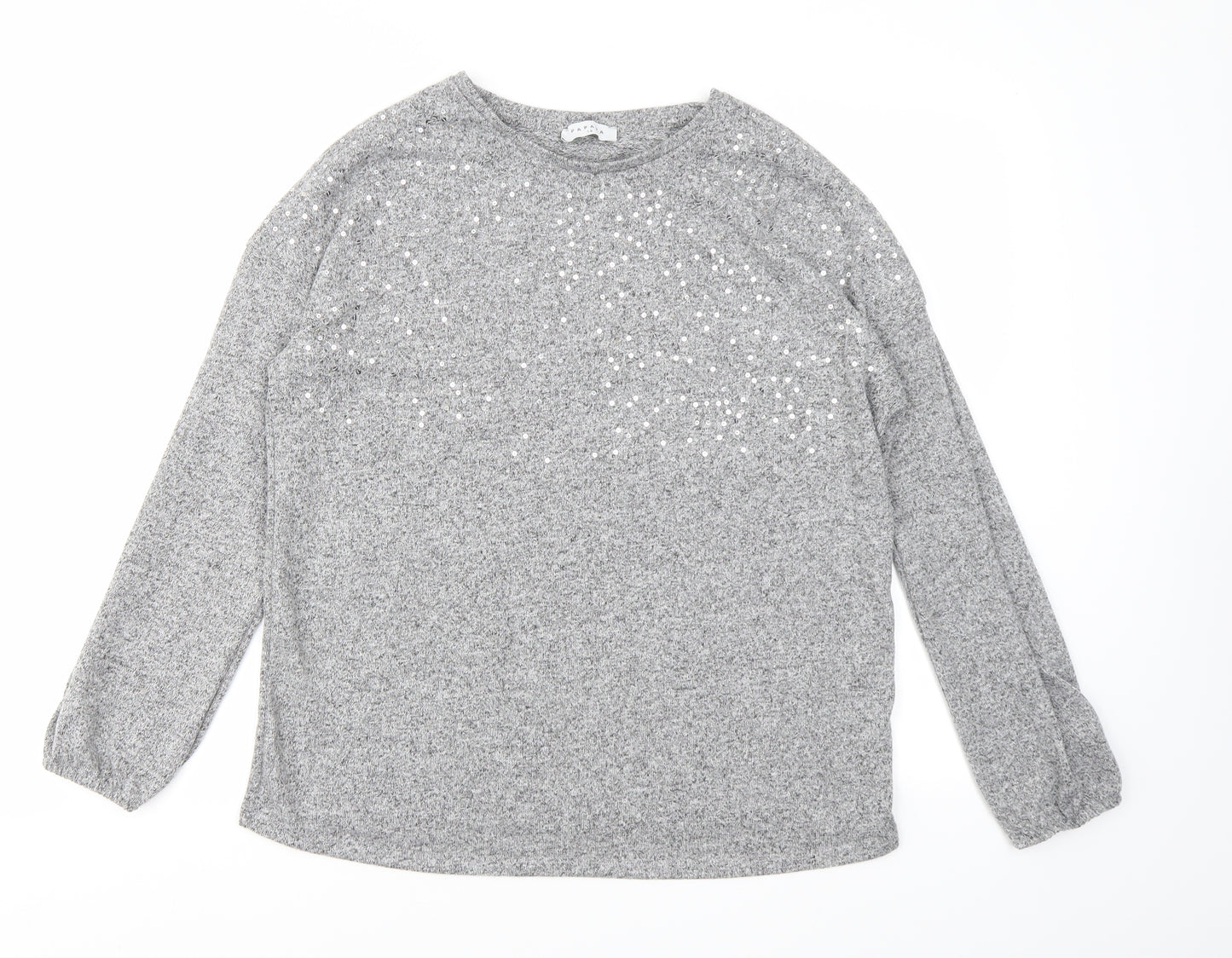 Papaya Womens Grey   Pullover Jumper Size 14