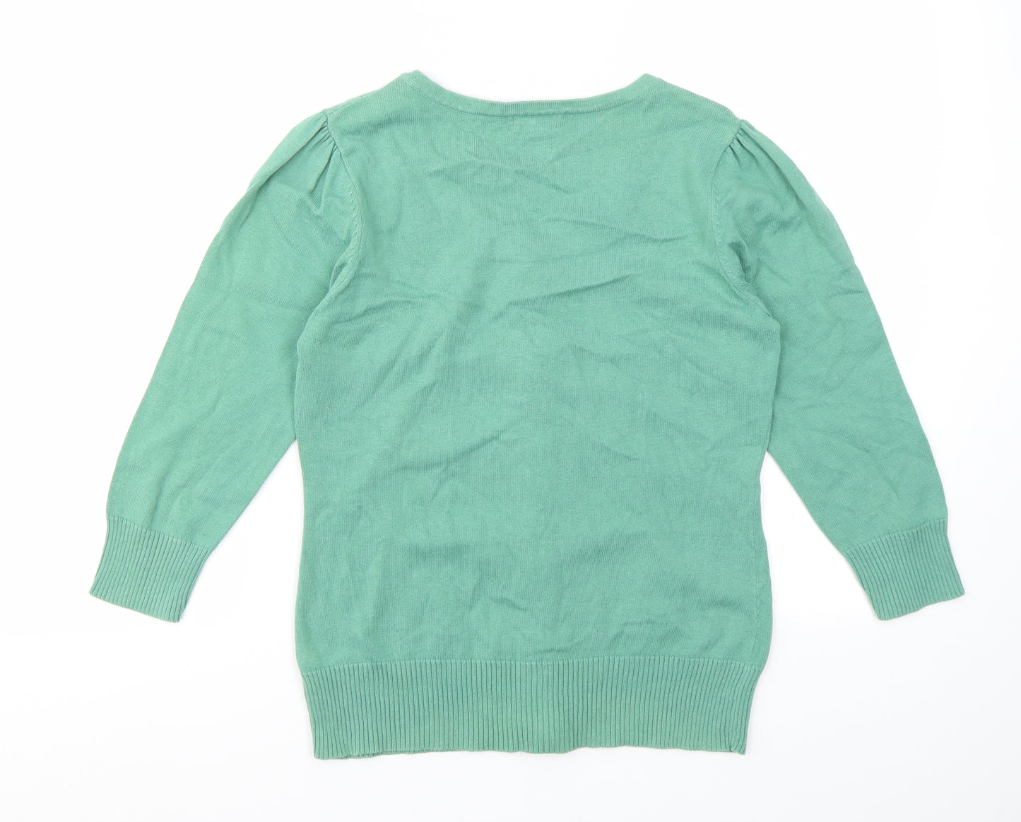 F&F Womens Green   Pullover Jumper Size 10