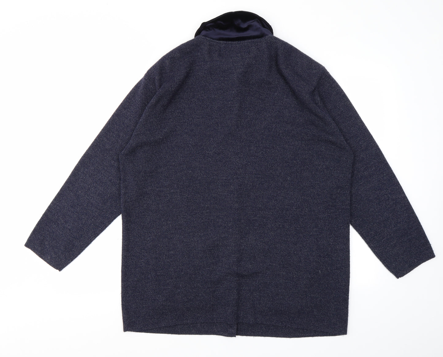 ASAMIA Womens Blue Floral  Cardigan Jumper One Size