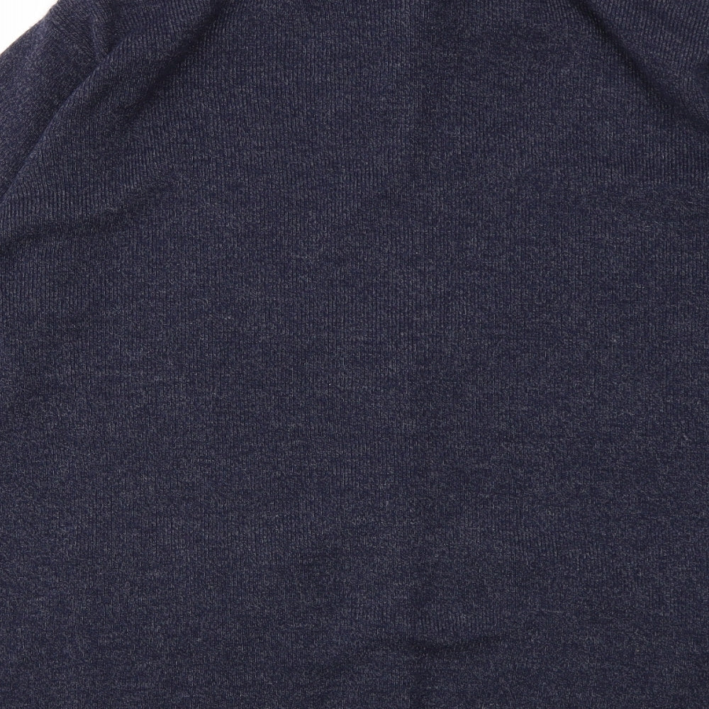 ASAMIA Womens Blue Floral  Cardigan Jumper One Size