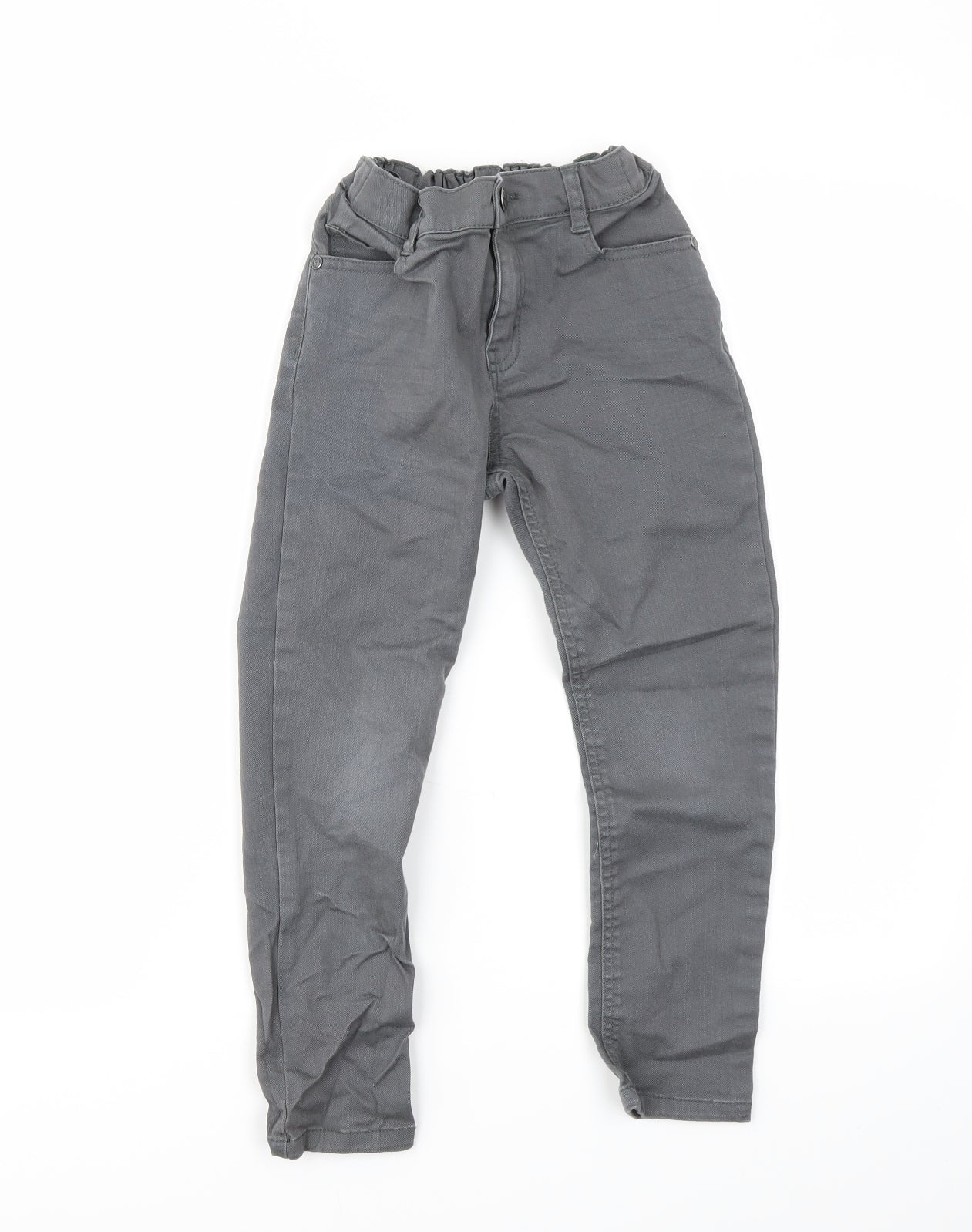 F&F Boys Grey   Straight Jeans Size 7-8 Years