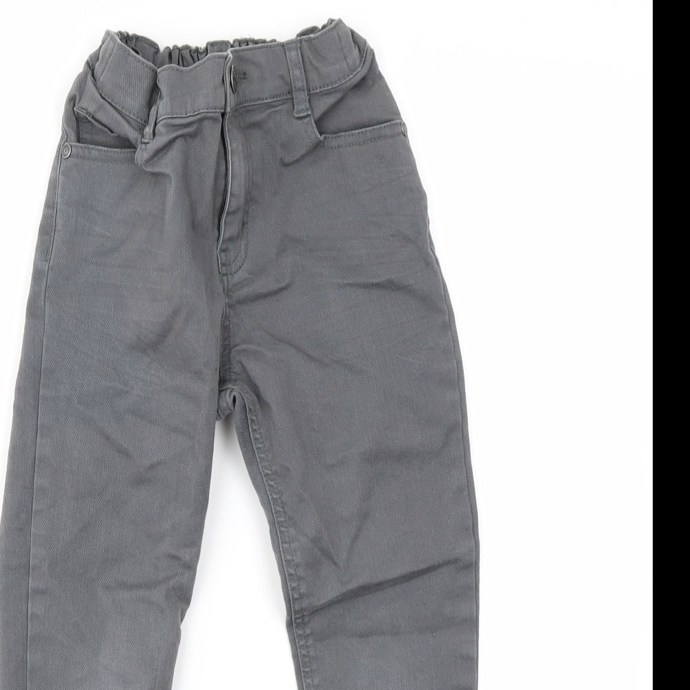 F&F Boys Grey   Straight Jeans Size 7-8 Years