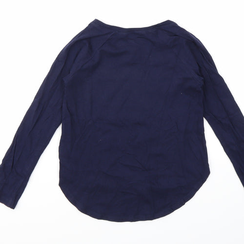 GAP  Girls Blue Geometric  Basic T-Shirt Size S