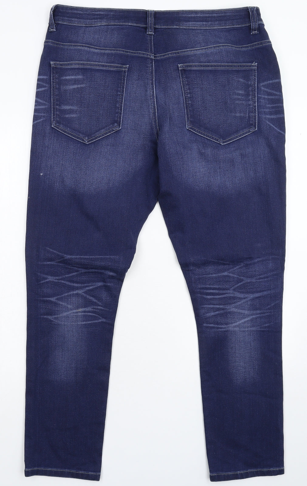 George Mens Blue  Denim Tapered Jeans Size 38 L30 in