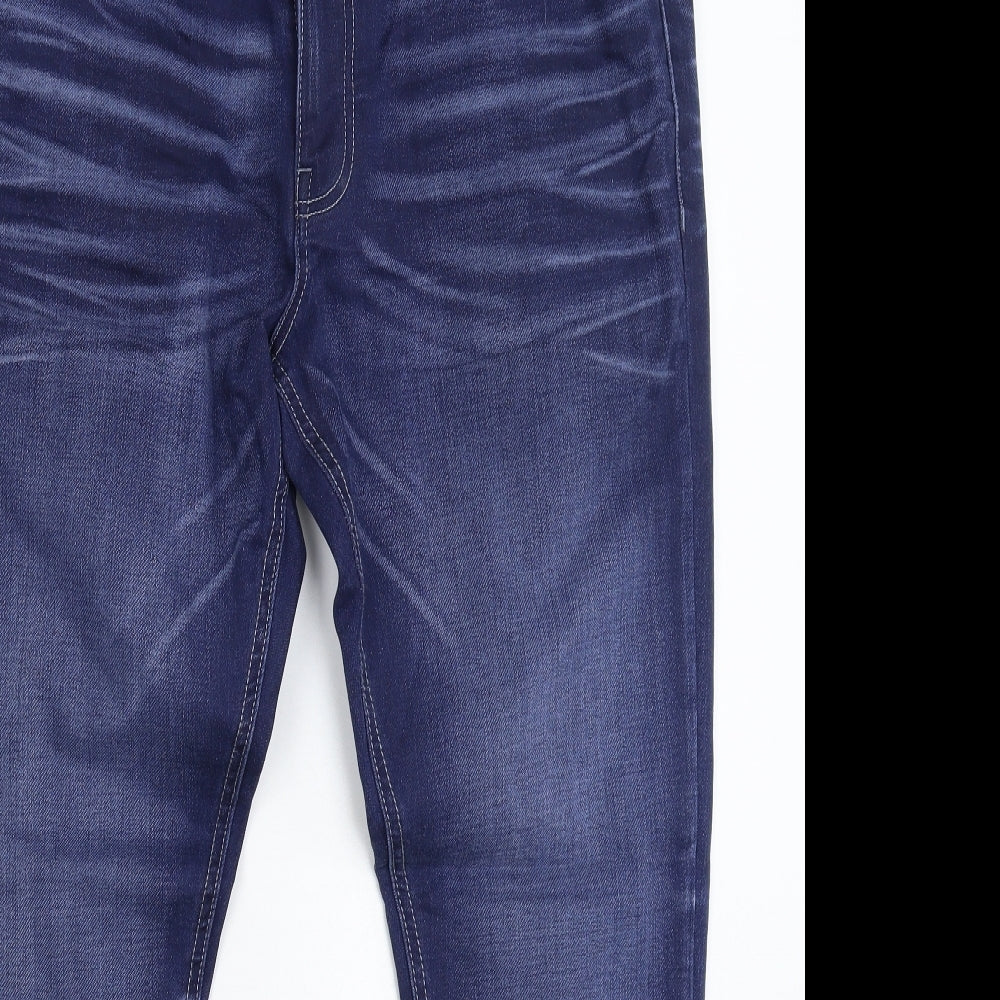 George Mens Blue  Denim Tapered Jeans Size 38 L30 in
