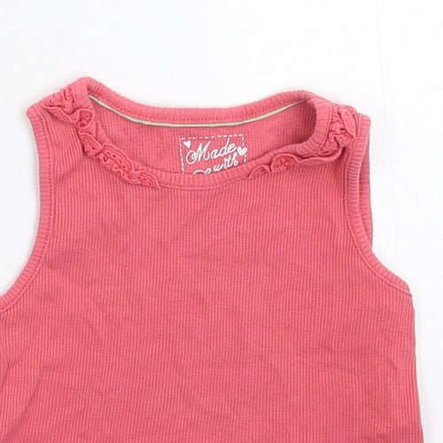 Merc Girls Pink   Basic Tank Size 3-4 Years