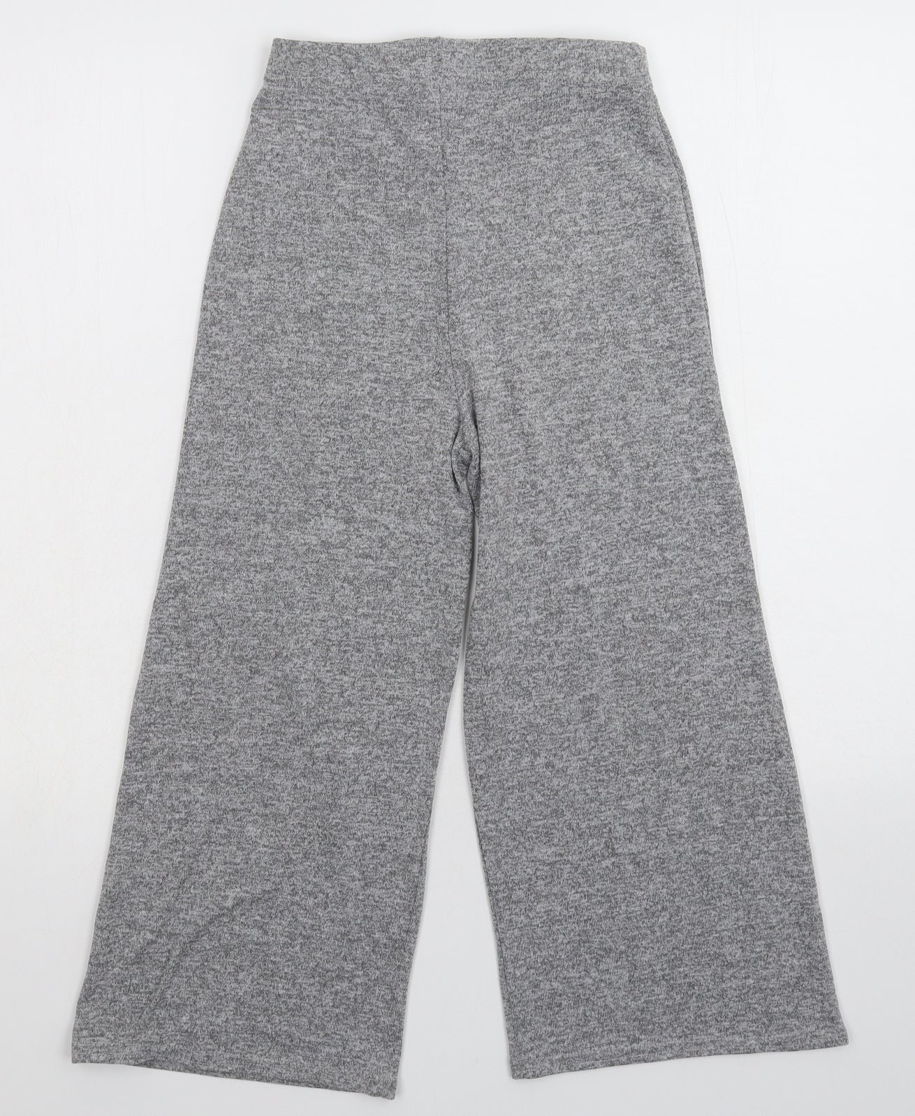 Boohoo Womens Grey   Cropped Trousers Size 6 L20 in