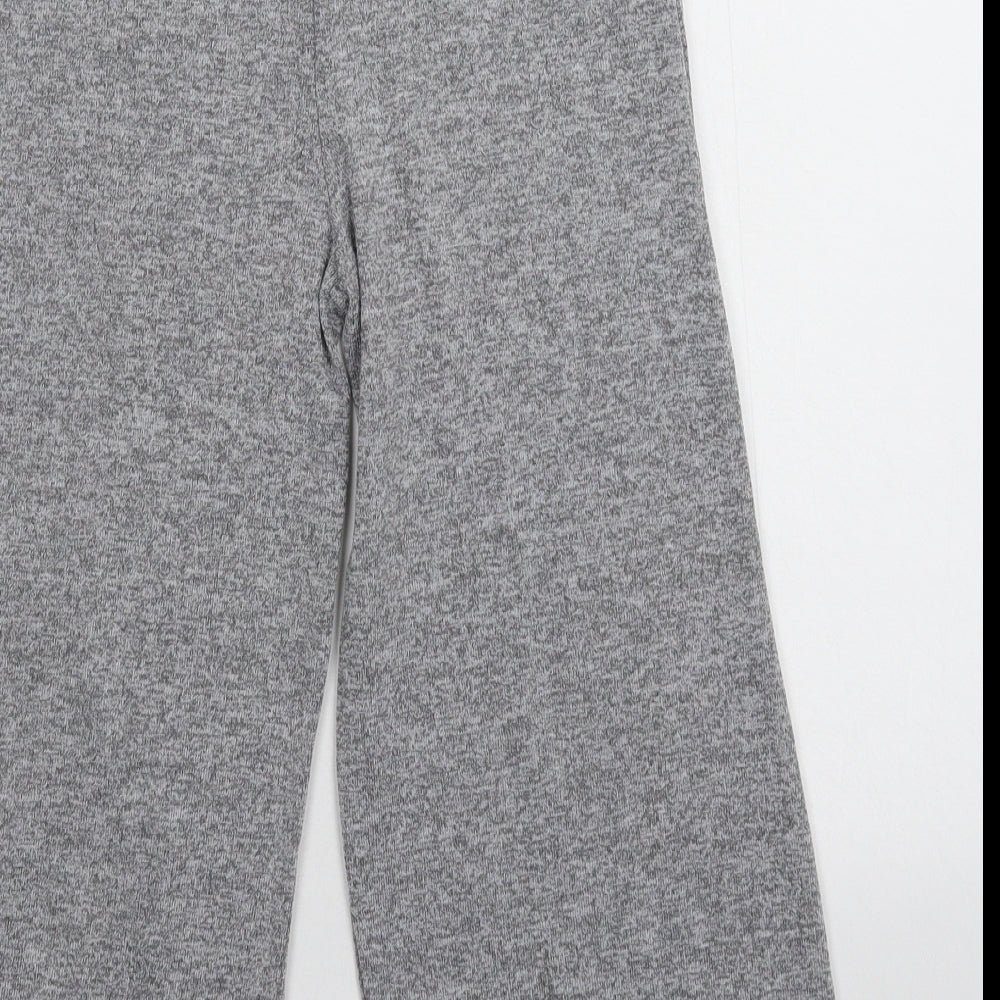 Boohoo Womens Grey   Cropped Trousers Size 6 L20 in