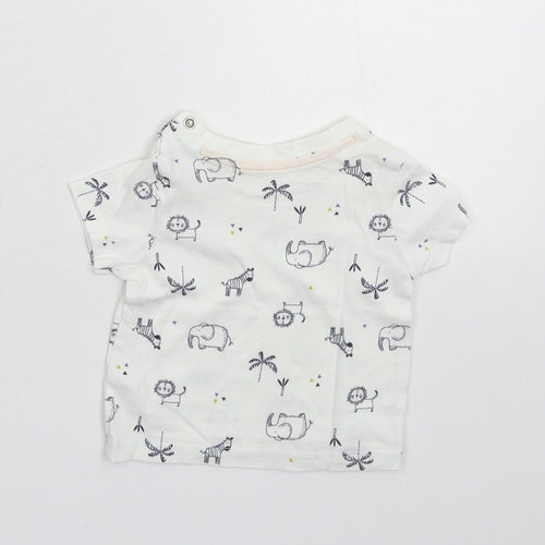 Matalan Baby White   Basic T-Shirt Size 0-3 Months