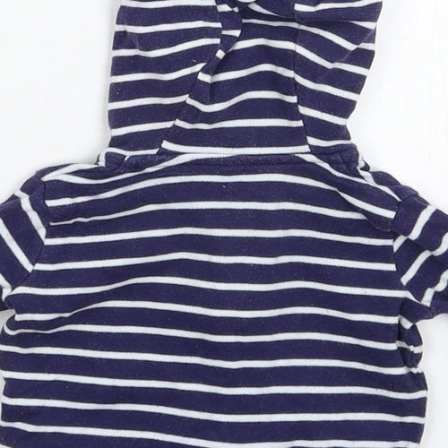 George Baby Blue Striped  Jacket  Size 0-3 Months