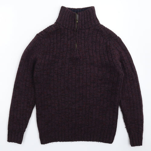 Marks and Spencer Mens Grey  Knit Pullover Jumper Size M