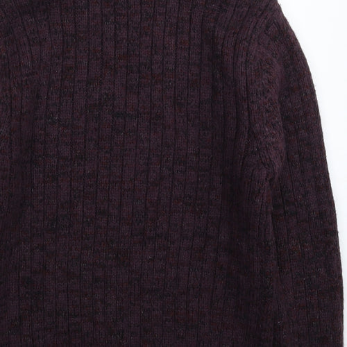 Marks and Spencer Mens Grey  Knit Pullover Jumper Size M