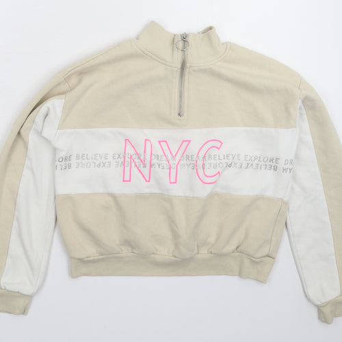 H&M Girls Grey   Pullover Sweatshirt Size 11-12 Years