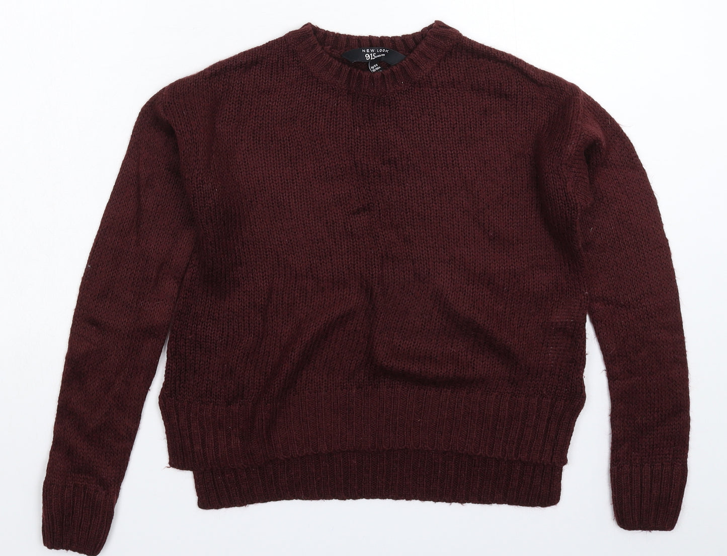 New Look Girls Brown  Knit Pullover Jumper Size 13-14 Years