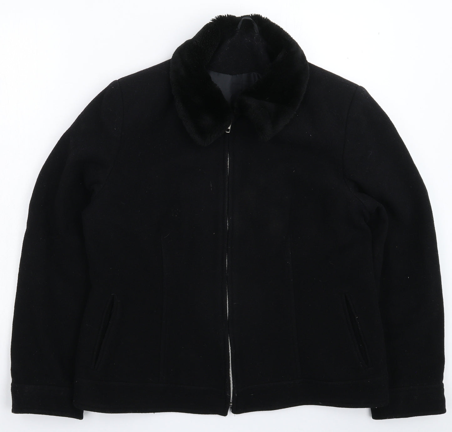 Dorothy Perkins Womens Black   Jacket Coat Size 16