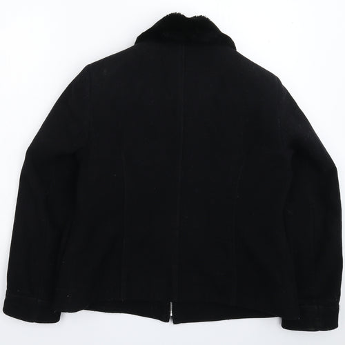 Dorothy Perkins Womens Black   Jacket Coat Size 16