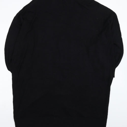Yours Womens Black  Knit Cardigan Jumper Size 32