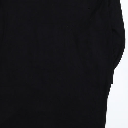 Yours Womens Black  Knit Cardigan Jumper Size 32