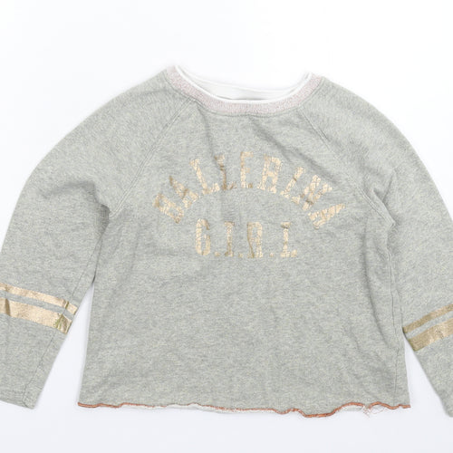 NEXT Boys Grey   Pullover Sweatshirt Size 8 Years