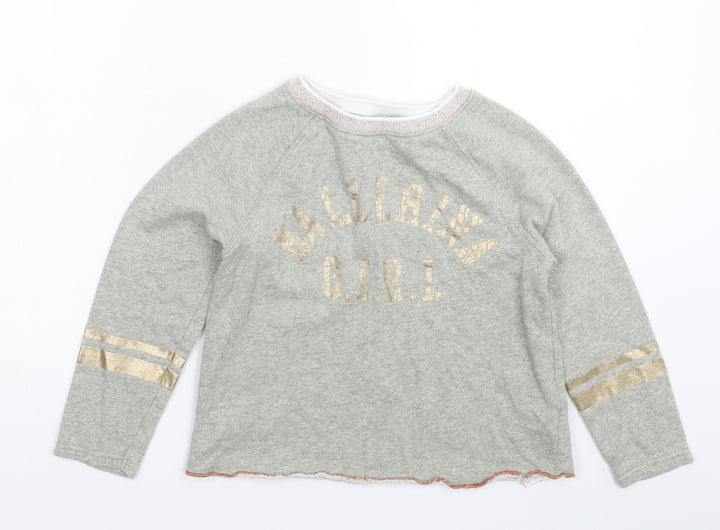 NEXT Boys Grey Pullover Sweatshirt Size 8 Years
