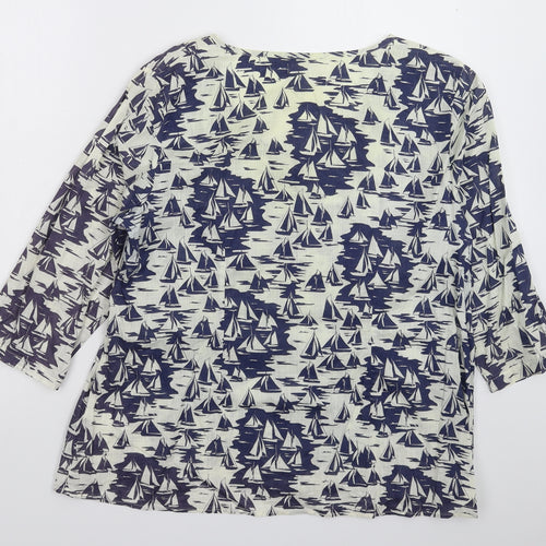 Seasalt Womens Multicoloured   Basic Blouse Size 18