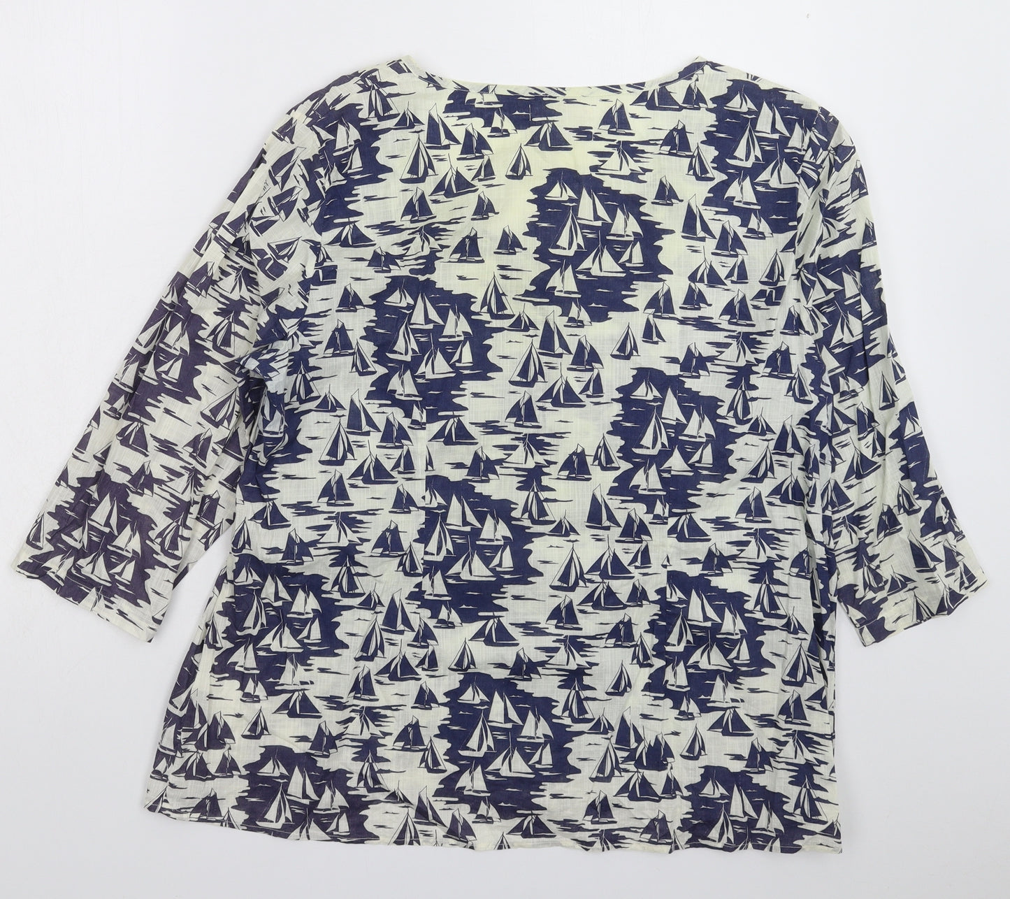 Seasalt Womens Multicoloured   Basic Blouse Size 18