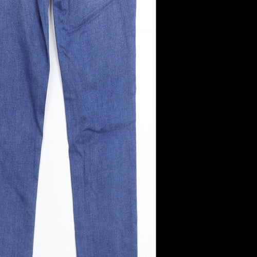 Denim & Co. Womens Blue  Denim Skinny Jeans Size 10 L28 in