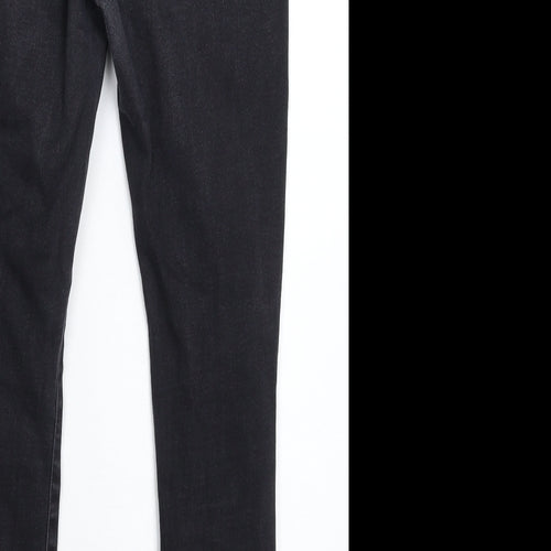 Denim 365 Womens Black  Denim Jegging Jeans Size 10 L26 in