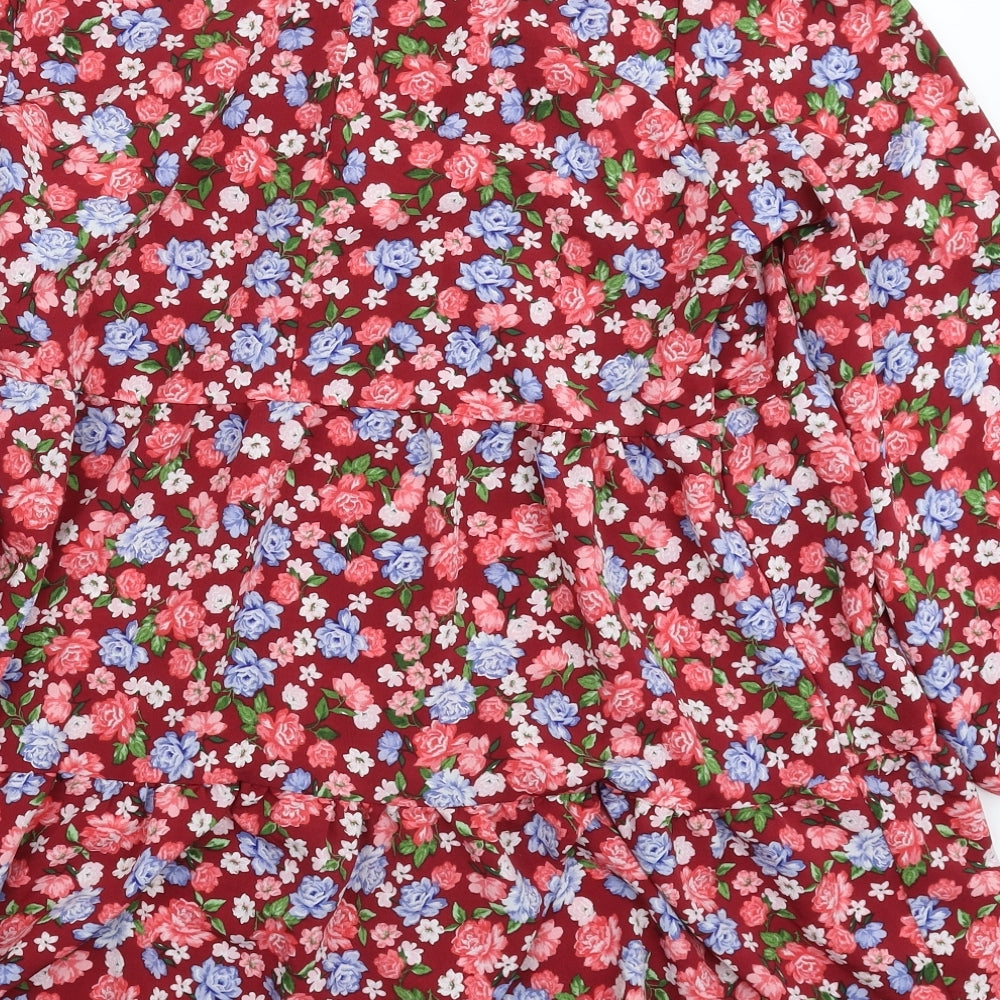 New Look Womens Multicoloured Floral  Fit & Flare  Size 18