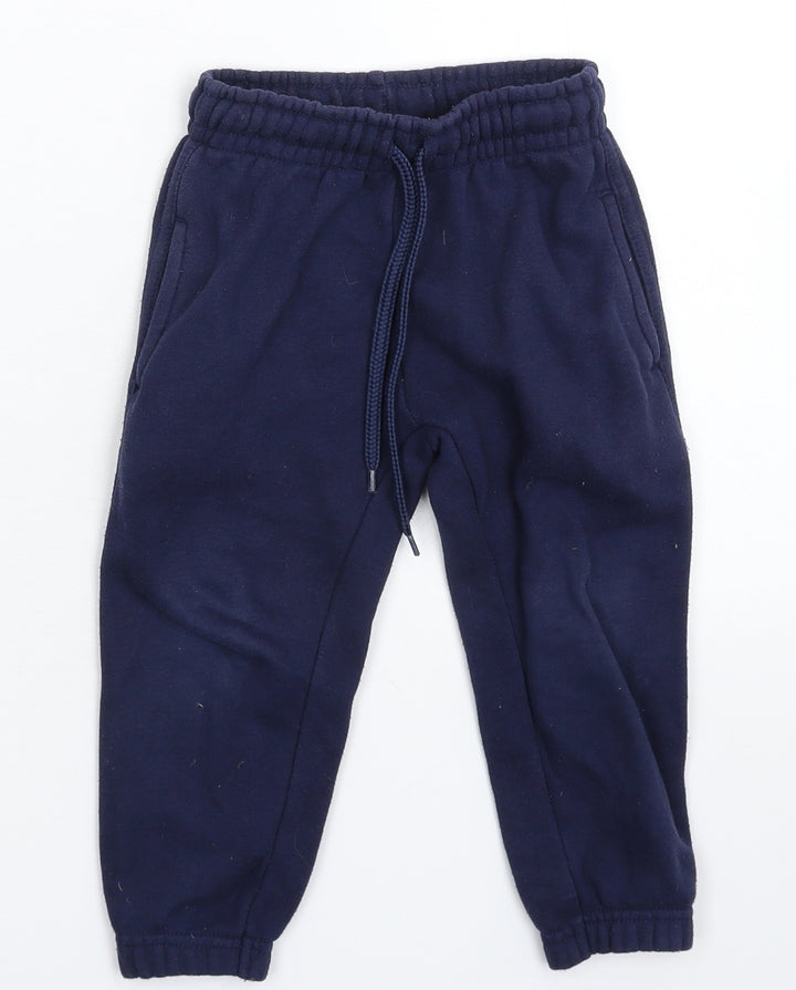 Banner Boys Blue Jogger Trousers Size 2 Years