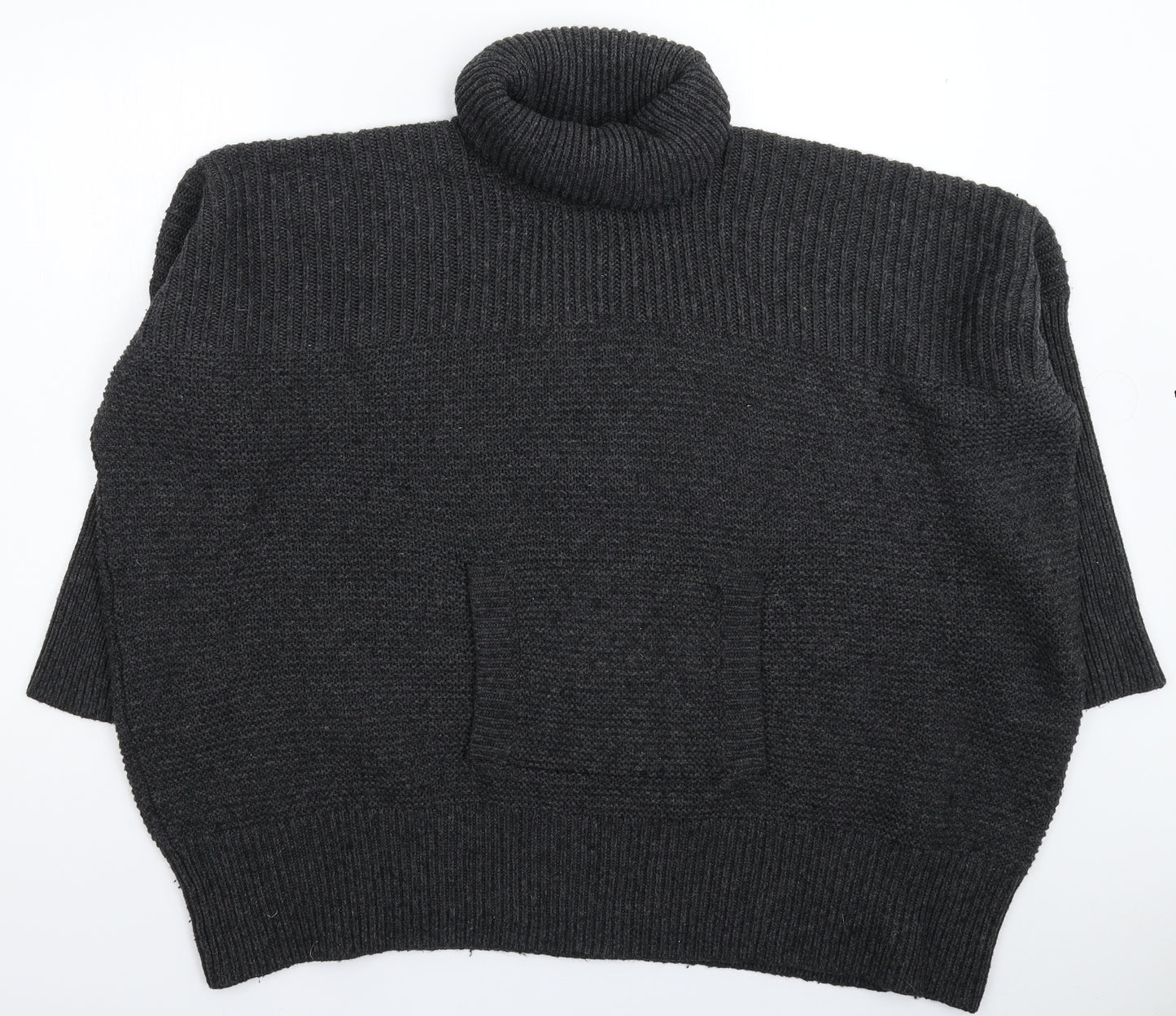 Part Two Womens Black  Knit Pullover Jumper Size L  - Oversized