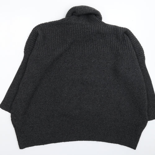 Part Two Womens Black  Knit Pullover Jumper Size L  - Oversized