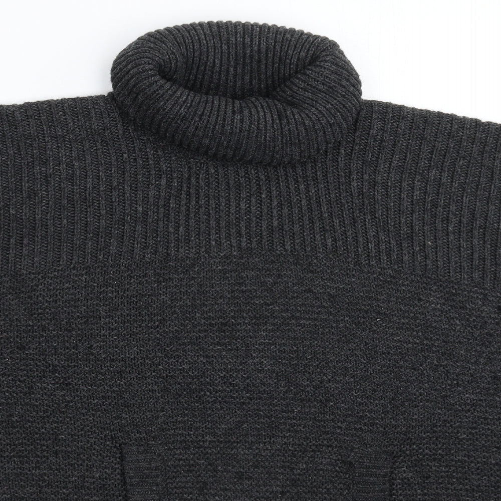 Part Two Womens Black  Knit Pullover Jumper Size L  - Oversized