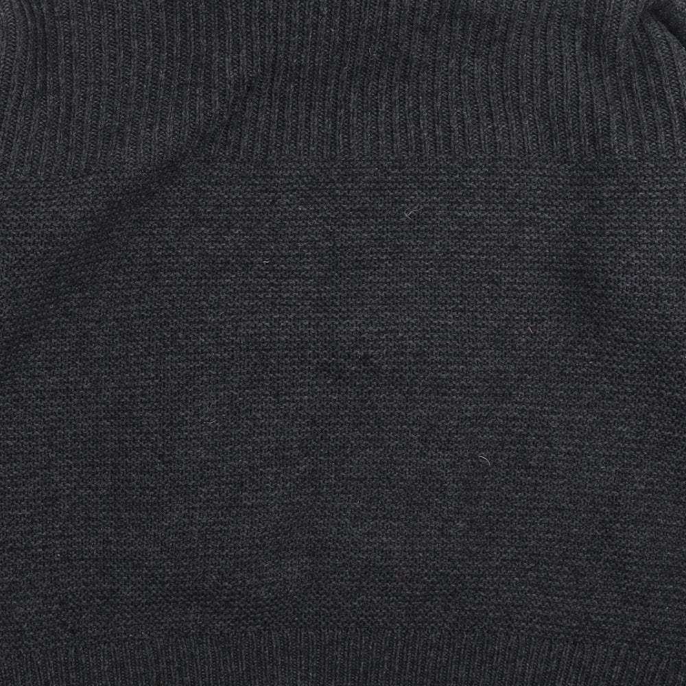Part Two Womens Black  Knit Pullover Jumper Size L  - Oversized