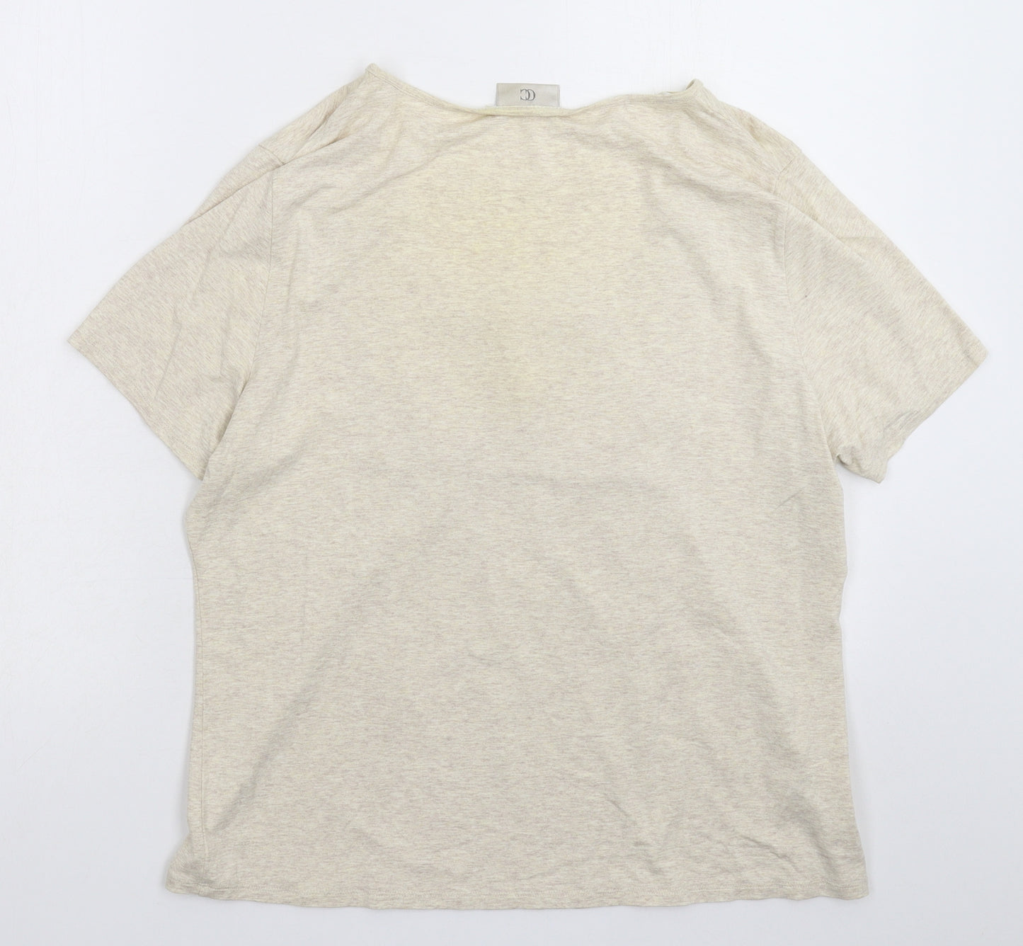 Country Casuals Womens Grey   Basic T-Shirt Size XL