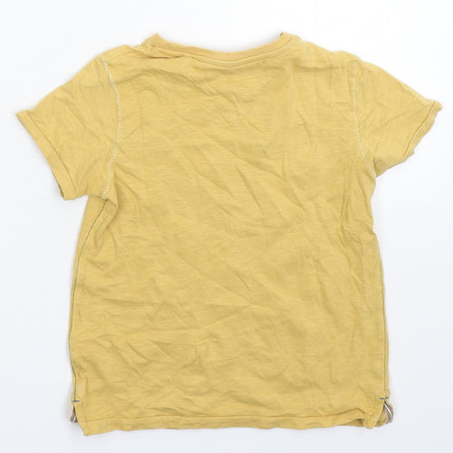 NEXT Boys Yellow   Basic T-Shirt Size 5 Years