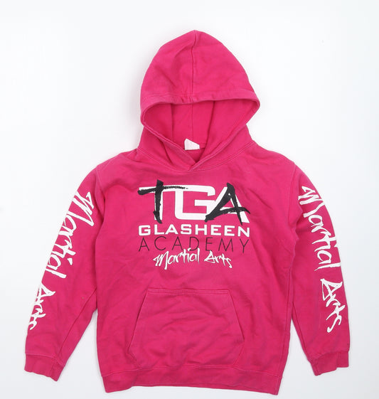 All We Do is Girls Pink   Pullover Hoodie Size 10-11 Years