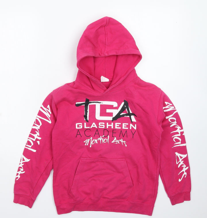 All We Do is Girls Pink   Pullover Hoodie Size 10-11 Years