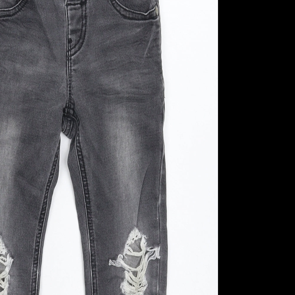 NEXT Boys Grey  Denim Skinny Jeans Size 4-5 Years