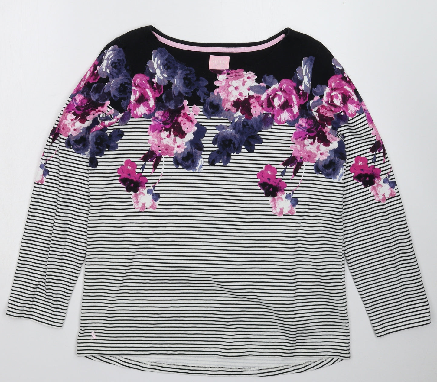 Joules Womens Multicoloured Striped  Pullover Sweatshirt Size 16