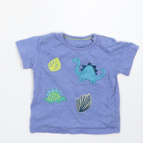 Marks and Spencer Baby Blue   Basic T-Shirt Size 3-6 Months