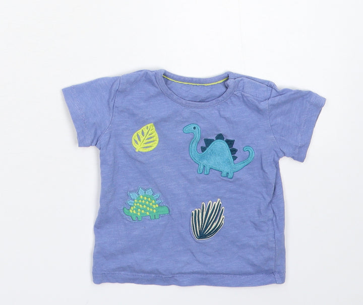 Marks and Spencer Baby Blue   Basic T-Shirt Size 3-6 Months