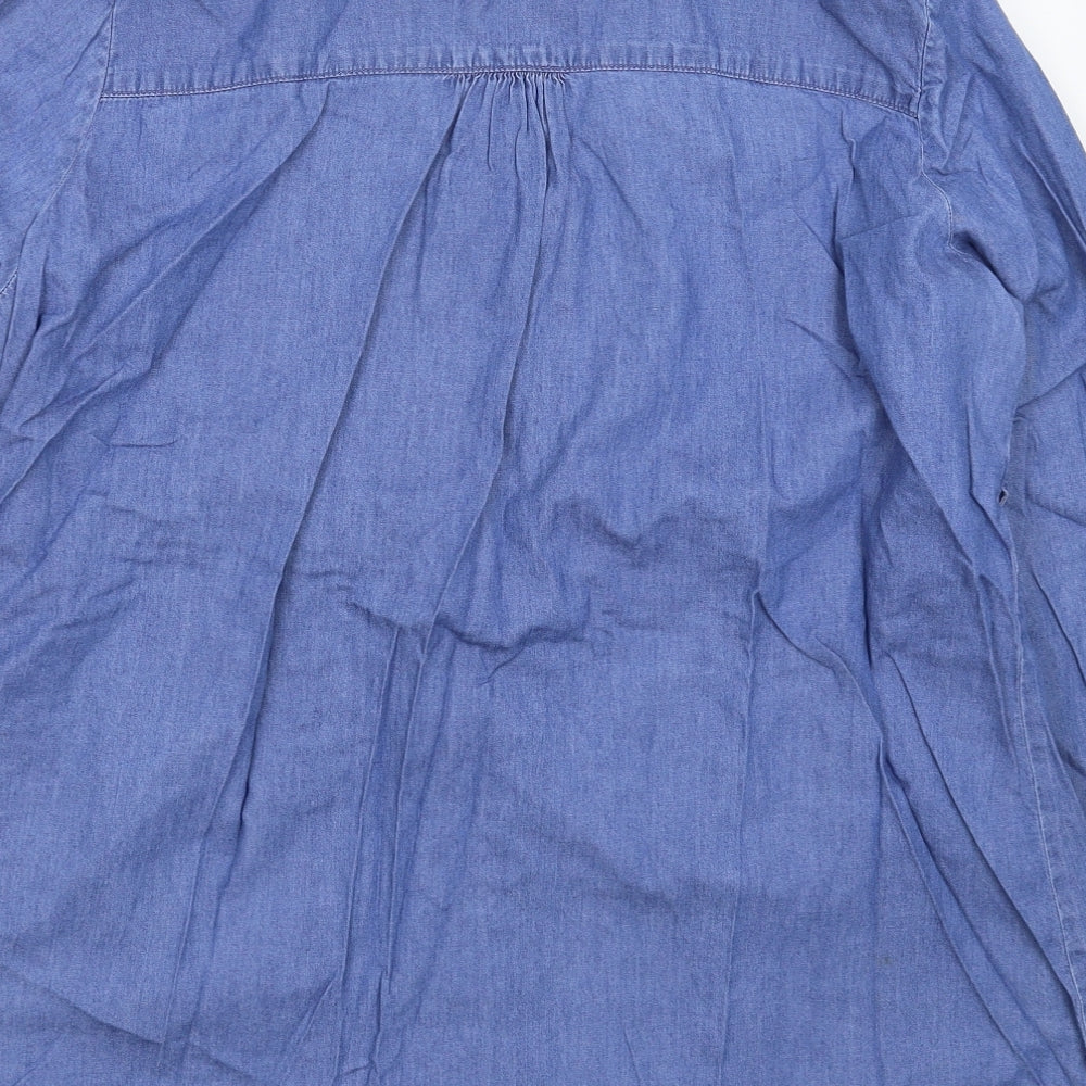 Rogers & Rogers Womens Blue  Denim Shirt Dress  Size 22