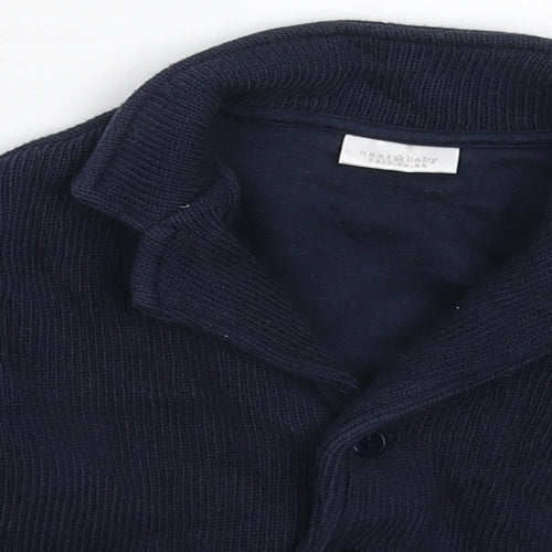 NEXT Boys Blue  Knit Jacket Blazer Size 6-9 Months